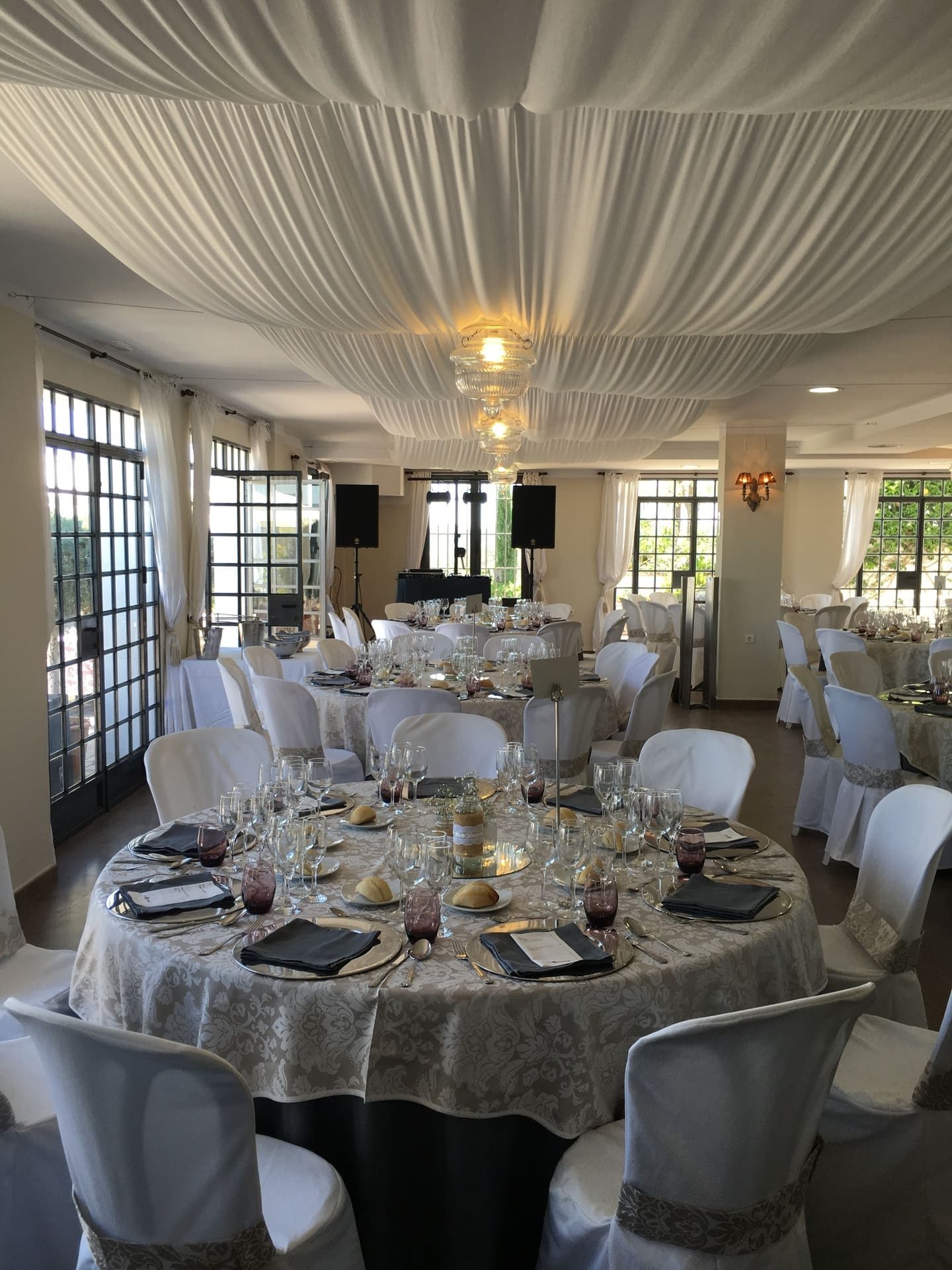 Comedor decorado para evento